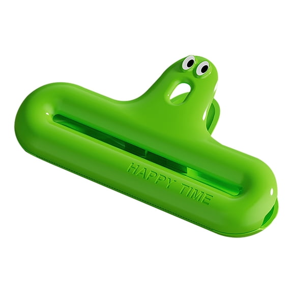 Airtight Food Sealing Clips - Dampproof Kitchen Snack Bag Clips, Heavy Duty Plastic Household Food Storage Clips for Cereal Chips Bread Bags(Green)