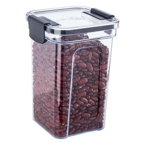 Airtight Food Storage Canister Set, Kitchen Pantry Organization Containers, Stackable Sealed Jars for Flour Sugar Snacks Countertop Storage