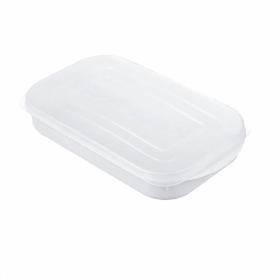 Airtight Food Storage Container, 800ml Large, Leakproof Plastic with Lid, BPA-Free Freezer Box for Refrigerator Kitchen