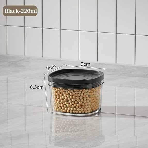 Airtight Food Storage Container | BPA-Free Plastic Grain Canister | Modular Sealed Kitchen Pantry Organization | Dishwasher Safe & Odor-Resistant