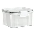 thumbnail image 1 of Airtight Food Storage Container, Clear Food Saver Container, Plastic Storage Box with Lid for Baking, Salt, Flour, Coffee Beans Jar (460Ml), 1 of 6