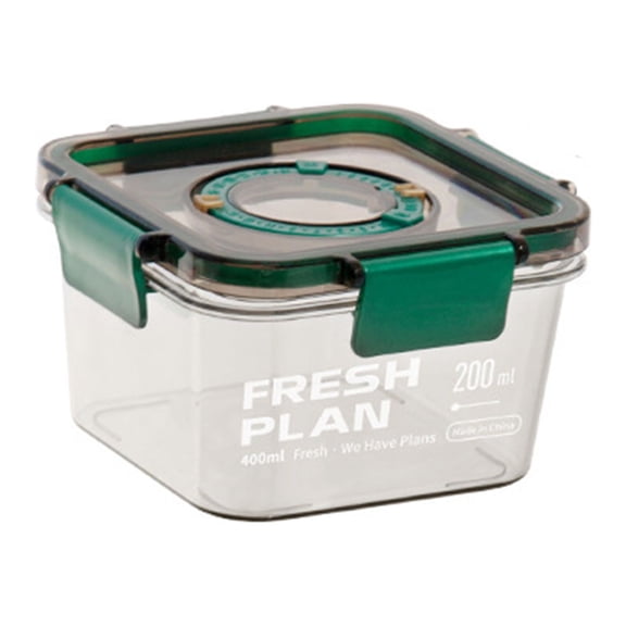 Airtight Food Storage Container For Grains Flour Sugar Snacks Plastic Kitchen Storage Bin Leakproof Space Saving Design BPA Free Material Keep Fresh For Kitchen Organization,Green