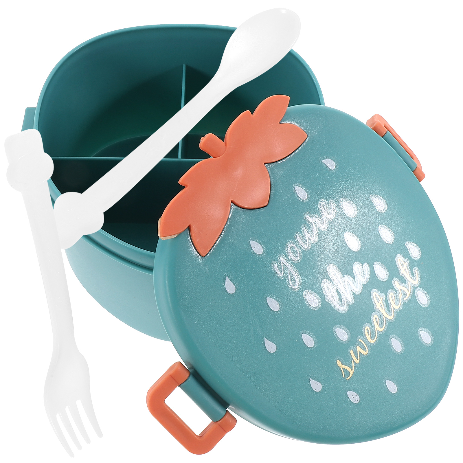 Airtight Food Storage Container Insulated Containers Strawberry Lunch