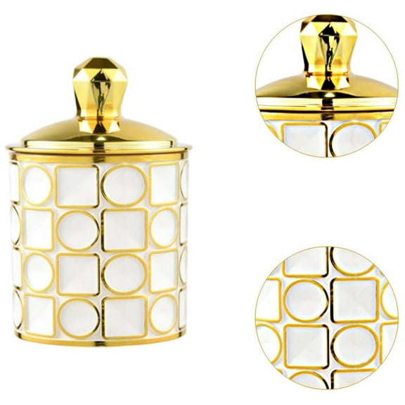 Airtight Food Storage Container With Lid In Cream Gold Color Plastic Sealed Canister For Flour Sugar And Coffee Kitchen Organization Storage Jar In Small Medium Large 3 Sizes