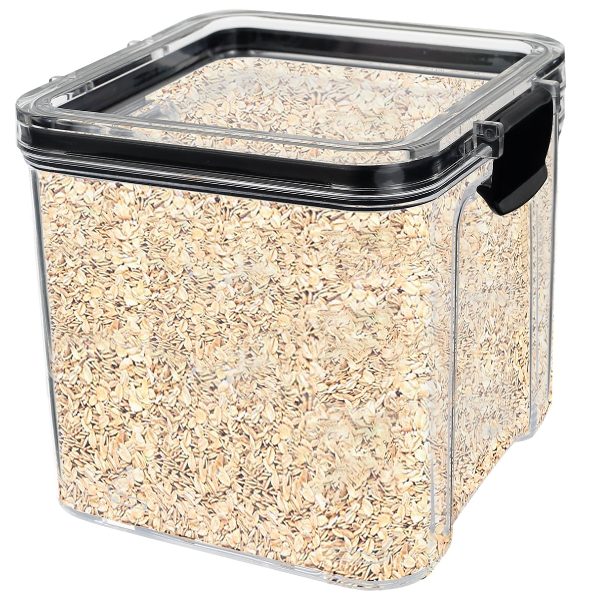 Airtight Food Storage Container with Lids Clear Plastic Dry Food