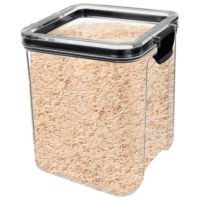Airtight Food Storage Container with Lids Clear Plastic Dry Food