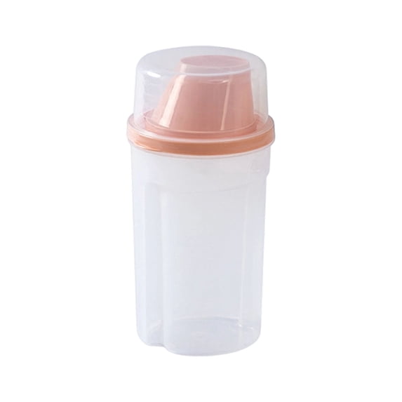 Airtight Food Storage Container with Measuring Cup and Funnel Lid, Dry Food Dispenser for Kitchen Pantry, Pet Food, Rice, Grains, and Cereal Organization