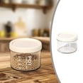thumbnail image 1 of Airtight Food Storage Container - Plastic Sealed Jar with Locking Lid - 600ml Small Size - for Pantry Kitchen & Fridge Organization - 1 Piece, 1 of 5