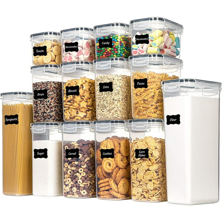 14 Pack Airtight Food Storage Containers Kitchen Set for Pantry and Storage
