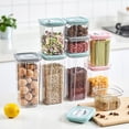 thumbnail image 1 of Airtight Food Storage Container Set with Lids Plastic Kitchen Pantry Canister for Cereal Flour Sugar 2qt, Kitecy Airtight Containers Airtight Containers Pantry Organization, 1 of 9