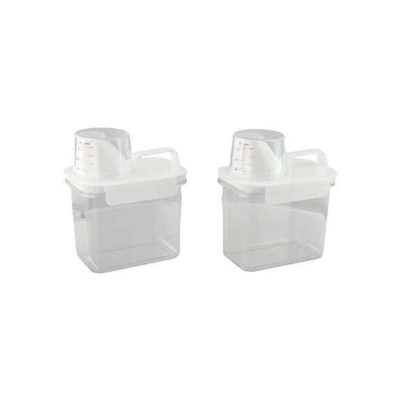 Airtight Food Storage Container With Measuring Cup&Pour Spout-Sturdy,Convenient