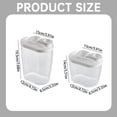 thumbnail image 1 of Airtight Food Storage Container with Lid & Pour Spout, Kitchen Pantry Organizer for Spaghetti, Rice, Cereal, Sugar, Dry Goods & Pasta, 1 of 6