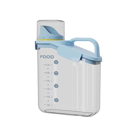 Airtight Food Storage Container with Lid for Kitchen Grains Flour and Dry Goods BPA Free Clear Plastic Moisture Proof Bin 10×8×12 Inch