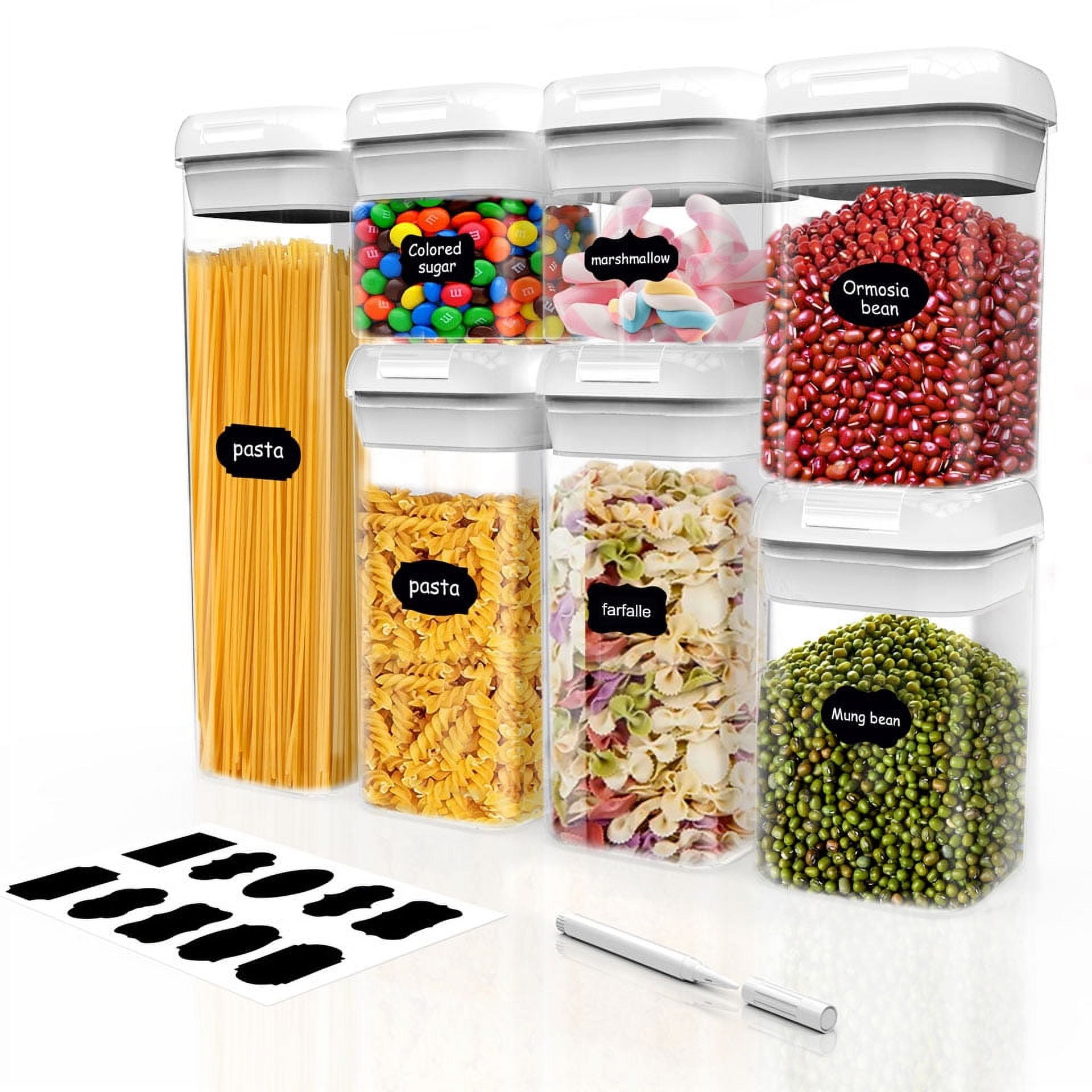 Vtopmart Airtight Food Storage Containers, 7 Pieces BPA Free