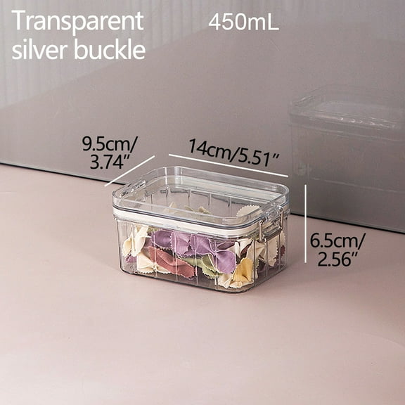 Airtight Food Storage Containers Large Kitchen Pantry Organization for Dry Food, Flour, Cereal, Tea, Coffee, Pasta, Snacks, Bulk Food Storage with Locking Lid, Stackable Plastic Bins