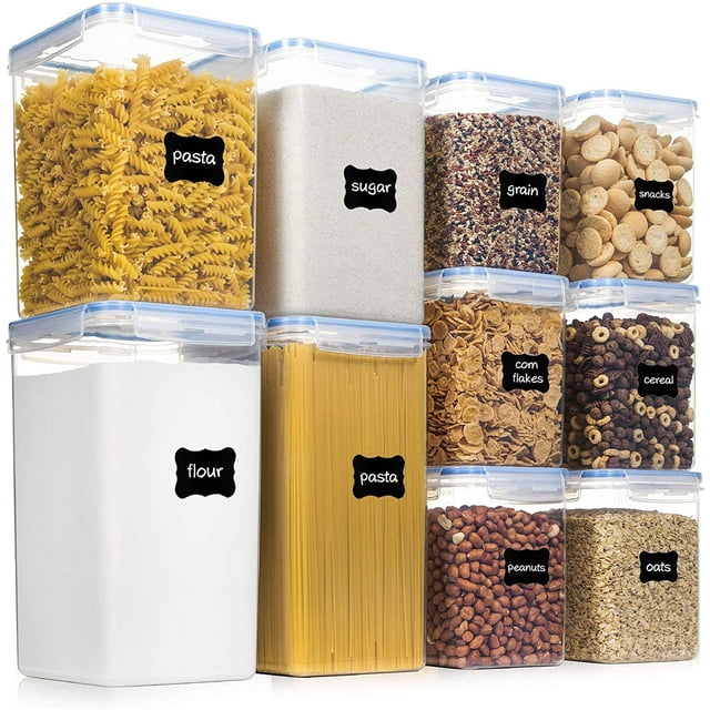 Airtight Food Storage Containers with Lids, 10 PCS BPA Free Kitchen