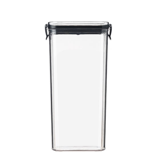 Airtight Food Storage Containers with Lids, Kitchen and Pantry Organization Canisters with Lids, Plastic Storage Canisters, Plastic Leak-proof Jars for Cereal, Flour, Sugar