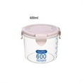 thumbnail image 1 of Airtight Food Storage Containers With Lids,Plastic Kitchen And Pantry Organization Canisters,Round Kitchen Storage Jars Containers For Cereal, Dry Food, Coffee,Rice,Snacks,Flour And Sugar,Pink, 1 of 7