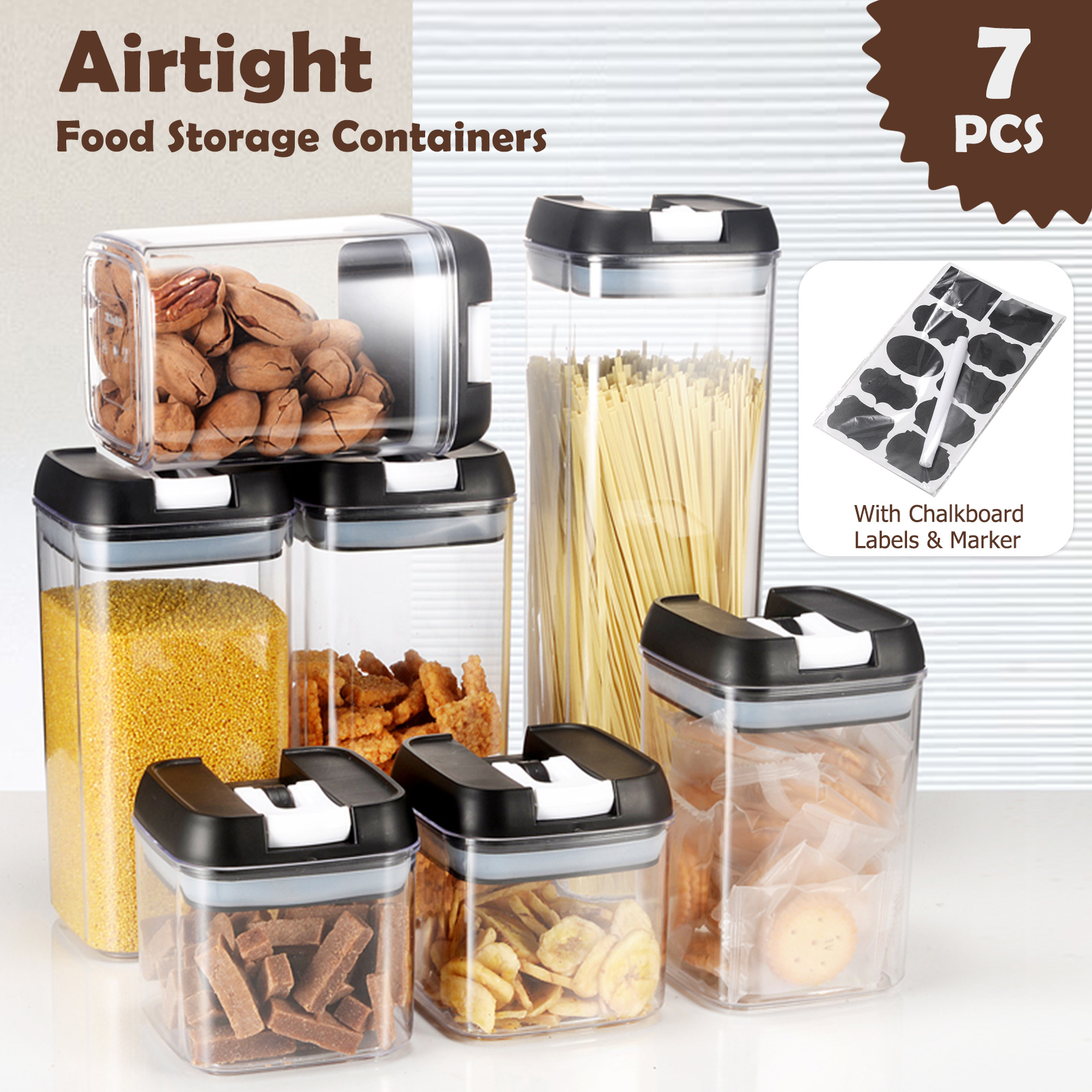 Airtight Food Storage Containers, Airtight Pantry Organization and