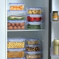 thumbnail image 1 of Airtight Food Storage Containers, Plastic Kitchen Canisters with Locking Lids, 4-piece Set Clear Stackable Pantry Organization for Flour, Sugar, Cereal & Snacks, Space-saving Design for, 1 of 8