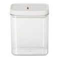 thumbnail image 1 of Airtight Food Storage Containers Plastic Kitchen Pantry Organization Jars with Lids for Flour Sugar Rice Cereal Snacks Spices Grains Dry Goods, UKHBMC | B, White, 1 of 3