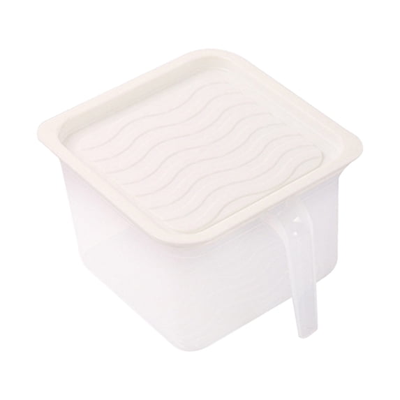 Airtight Food Storage Containers, Plastic Kitchen Storage Canisters with Handle, Pantry Organization Containers Leak Proof Stackable Jars for Dry Food and Cereal