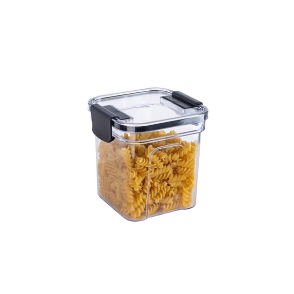 Airtight Food Storage Containers | Kitchen & Pantry Organization Canisters for Flour, Sugar, Rice & Snacks | Clear Plastic Stackable Containers with Lids for Countertop & Cabinet Storage