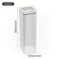 thumbnail image 1 of Airtight Food Storage Jars, Kitchen Pantry Organization Containers, Dry Food Storage Canisters, Transparent Plastic Canisters for Grains Flour Sugar, Stackable Lids,, 1 of 2