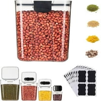 Airtight Food Storage TASTAN Airtight Baking Storage Set - Bpa-Free Flour & Sugar Canisters, Labeled Pantry Organization System, Stackable Kitchen Containers with Seal-Fresh Lids, Kitchen Canisters