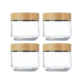 thumbnail image 1 of Airtight Glass Food Storage Containers Set for Kitchen Pantry Organization with Secure Lids Ideal Cereal Pasta Dry Preservation 4PCS, 1 of 8