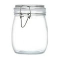 thumbnail image 1 of Airtight Glass Jars with Lids-Leak Proof Food Storage Containers with Hinged Lock Lids,Wide Mouth Clear Canisters for Kitchen Pantry Organization,Ideal for Flour,Coffee,Snacks,Beans&Dry Food, 1 of 3