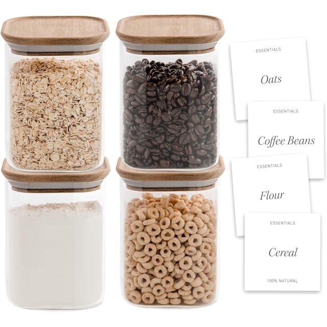 Airtight Glass Pasta Containers for Pantry Spaghetti Container