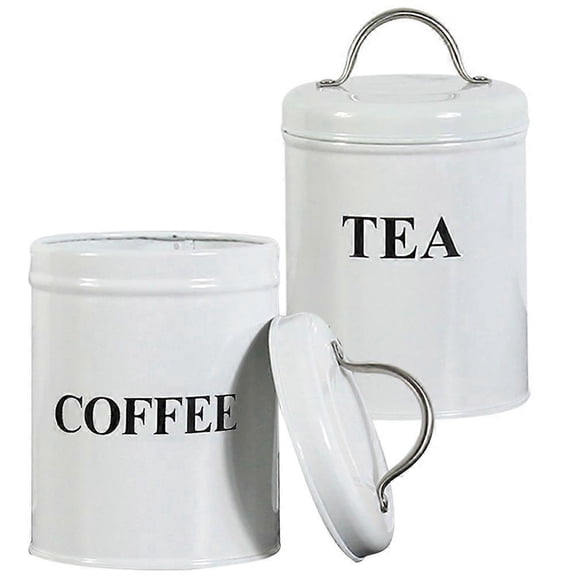 Airtight Jar For Coffee And Tea Storage Round Shape Simple Design For Households 3Pcs