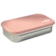 thumbnail image 1 of Airtight Lunch Box, Bento Box, Pink Large Stainless Steel Snack Container with Silicone Lid, Leak Proof Small Food Storage for Meal Prep & on The Go, by Goohae, 1 of 9