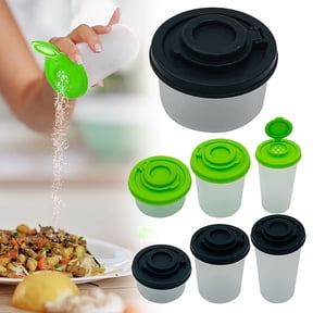 Airtight Moisture Proof Salt and Pepper Shakers for Camping, Clear Travel Spice Containers with Locking Lids, Portable Seasoning Dispenser for Outdoor Picnic Kitchen Lunch Box L Walmart Outlet