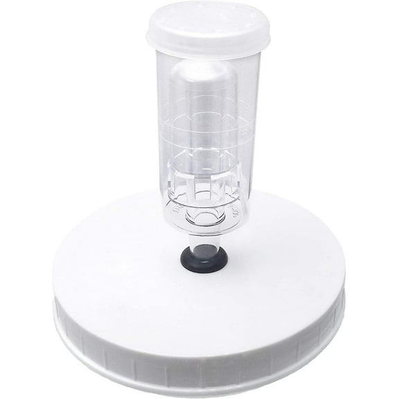 Airtight One Gallon Standard Fermentation Lid Gasket with 3 Piece Airlock