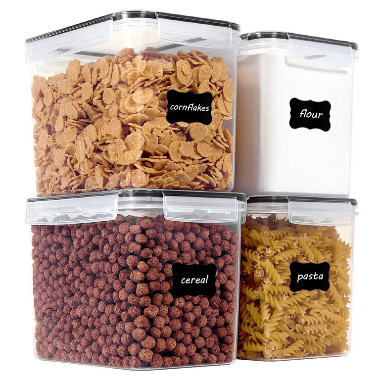Vtopmart 4 PCS Cereal Storage Container and 7 PCS Airtight Food Storage  Containers