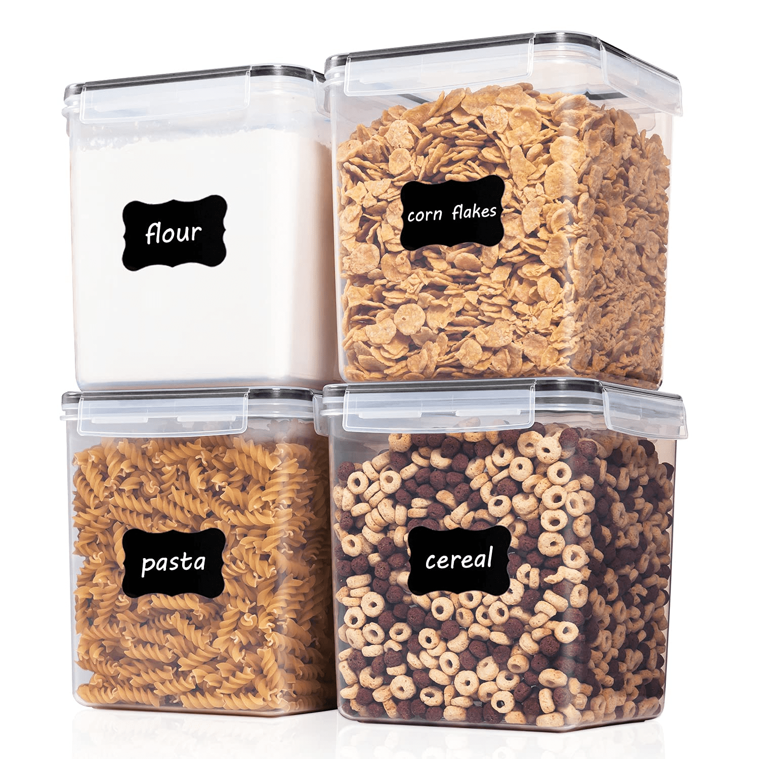 Food Storage Containers PANTRY, 4pat set, 400 ml + 2 x 900ml + 1400ml –  Gourmet Kitchenworks