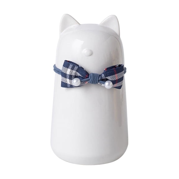Airtight Pet Cremation Urn for Dogs Cats Sealed Ashes Keepsake Container with Lid Watertight Storage Box for Pet Memorial Ceramic Cats Dog Funeral Urn for Shelf