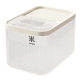 thumbnail image 1 of Airtight Pet Food Storage Container up to 30 Lbs, Dog & Cat Treat Bin with Measuring Cup, Stackable Pantry Organizer for Kitchen, Keeps Kibble Fresh & Odor-Free, 1 of 4