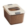 thumbnail image 1 of Airtight Pet Food Storage Container with Clear Lid & Measuring Cup – Large Capacity Dog & Cat Food Bin for Dry Kibble, Baking Supplies, Flour, Rice, and Pantry Organization (BPA-Free), 1 of 4