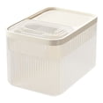 thumbnail image 1 of Airtight Pet Food Storage Container, Dog Food Storage Bins, For Dog Cat and Other Pet Food Storage Bin with Measuring Cup (Beige, 30L) 9.84x14.17x9.84", 1 of 6
