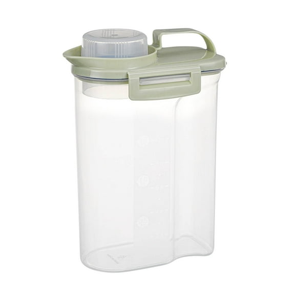 Airtight Pet Food Storage Containers, Stackable and Ideal for Organizing Kitchen Cabinets, Available in Green Color