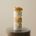 thumbnail image 1 of Airtight Pet Storage Containers Stackable Dry Storage Containers Clear Plastic Storage Jars for Cat Dog Treats Snacks Yellow 1 Pack, 1 of 4