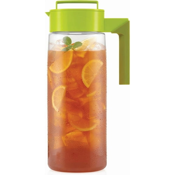 Airtight Pitcher - Everyday-Use Airtight Pitcher for Iced Tea & More - Clear Pitcher with Lid - Lightweight Kitchen Essential - Spill-Proof & Durable Kitchenware