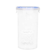 Airtight Plastic Food Storage Containers, Stackable & Leak-Proof Clear Canisters, Moisture-Proof & Insect-Resistant, For Grains, Kitchens, Snacks, Refrigerators, Storage Boxes 1500ml