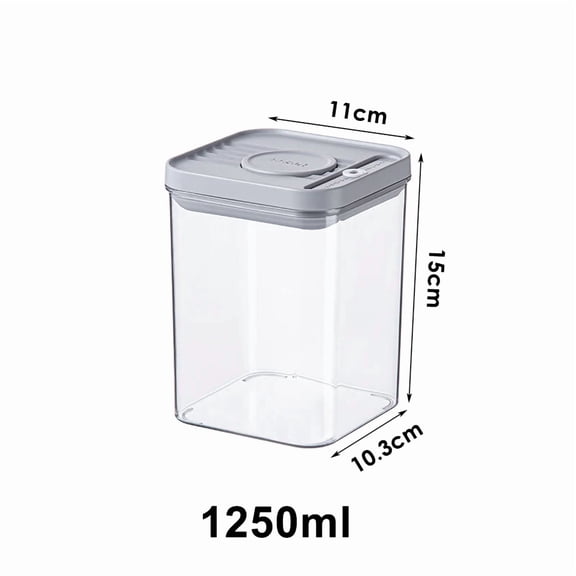 Airtight Pop Food Containers BPA-Free Stackable Air Tight Pantry Storage Containers Ideal for Storage Cereal Snack Flour Sugar