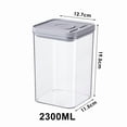 thumbnail image 1 of Airtight Pop Food Containers BPA-Free Stackable Air Tight Pantry Storage Containers Ideal for Storage Cereal Snack Flour Sugar, 1 of 9