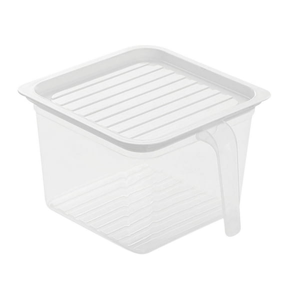 Airtight Refrigerator Storage Containers Clear Kitchen Organization Food Fresh-keeping Box Sealable Cereal Container Dry Goods Storage Jar