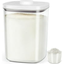 Airtight Rice Container 20 Lbs, Clear PET Plastic Food Storage Container Bin For Flour Sugar, Dry Food Holder with Easy Locking Lid for Kitchen Pantry Organization and Storage